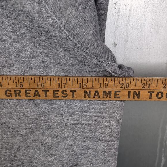 Discus Vintage '80s Tri-blend heather Gray Pullover Hoodie Sweatshirt Medium - Picture 7 of 10